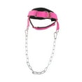 thumbnail image 2 of Arnés del cuello de fitness para entrenamiento con pesas Soporte de diseño ergonómico ajustable Rosa rojo, 2 of 8