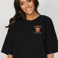 thumbnail image 2 of Embroidered Howdy Pumpkin - Women's Garment Dyed Tee, 2 of 11