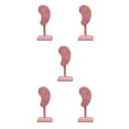 thumbnail image 1 of kurtrusly Earring Display Stand Muti-purpose Ear-Shape Organizer Bedroom Decor Holder pink 5Set, 1 of 6