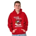thumbnail image 5 of Santa Papa Smurf Christmas Presents Hoodie Sweatshirt Women Men Brisco Brands M, 5 of 6