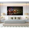thumbnail image 4 of Carnival Canvas Art Landscape Picture Wall Art Framed Painting Wall Decor For Home Office Bedroom Reeady to Hang, 4 of 6