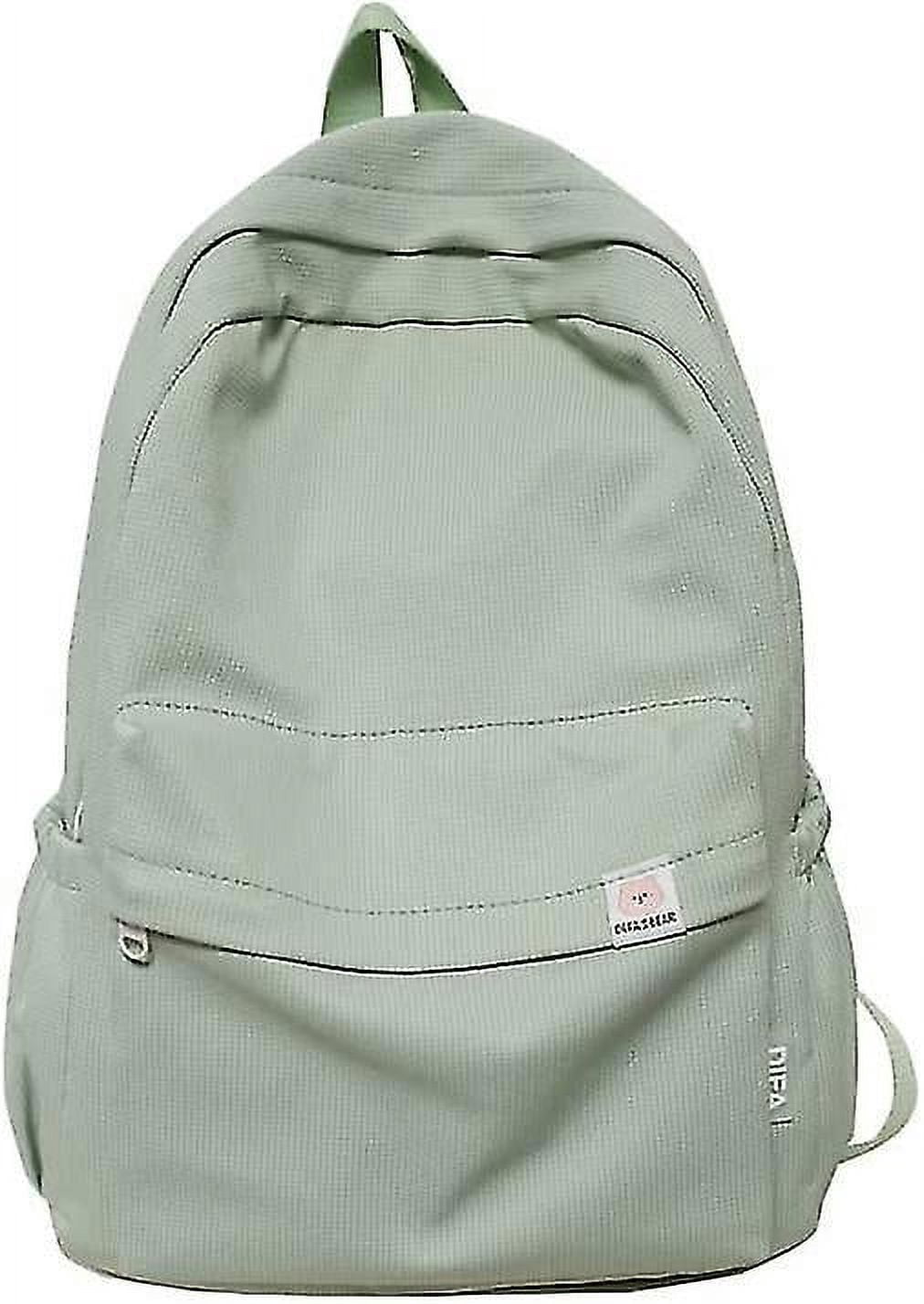 Mochila Bonita Con Accesorios Estéticos - 17.7x11.8x5.1 Pulgadas, Poliéster Resistente Al Agua, Ideal Para Exteriores Y Día A Día