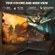 thumbnail image 5 of Monitor Curvo CRUA Negro 24 Pulgadas FHD 1080P 165 Hz para Juegos, 5 of 7
