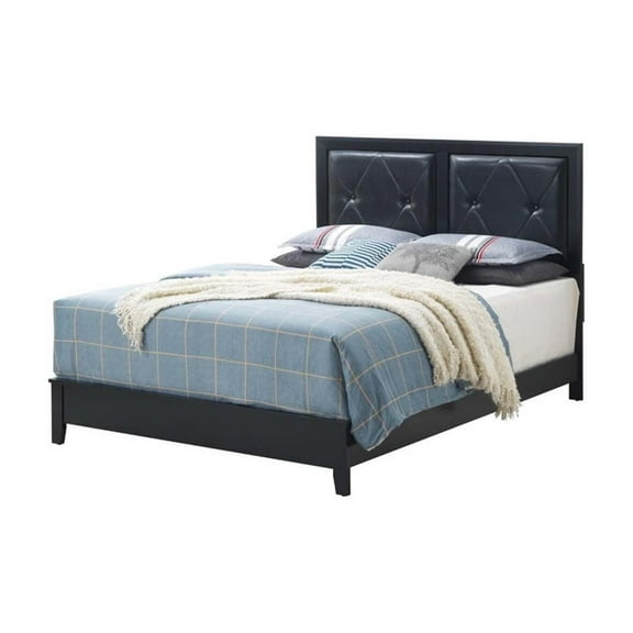 Glory Furniture Primo Full Panel Bed in Black