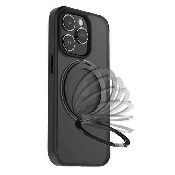 Allytech iPhone 14 Pro Max Case, 360 Rotating Stand Shockproof Bumper Anti-Scratch Drop Protection Rugged Back Cover Case for Apple iPhone 14 Pro Max - Black