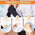 thumbnail image 4 of 14 Pairs Sun Protection Sleeves with Thumb Holes, Sport Arm Sleeves for Women and Men, Cooling Sleeves to Cover Arms, Compression Sleeve Shield Protector for Volleyball Golf Work Driving, 4 of 7