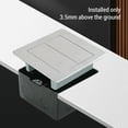 thumbnail image 3 of Recessed Floor Outlet, Water Proof Recessed Floor Socket  for Office, 3 of 7