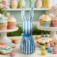 thumbnail image 5 of WEGFTDUOP Easter Hand Drawn Ceramic Ornaments Egg Carrying Rabbits Egg Cup Home Decorations Party Props, 5 of 6