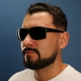 thumbnail image 5 of TOROE Matte Black TR90 MOJAVE Frame Sunglasses Enhancing Polarized Polycarbonate Lens (Matte Black, Brown C4), 5 of 5