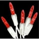 Reinders 88632-R Glaçons LED Brins Légers - Vague Complète Rouge avec Fil Blanc – image 1 sur 1