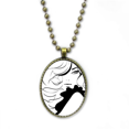 thumbnail image 1 of Collier Contour Long Cheveux Fille Vintage Chaîne Pendentif Perles Collection Bijoux, 1 of 3
