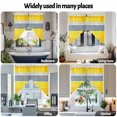 thumbnail image 6 of Yellow Gray Abstract Swag Curtain Valance for Windows, Strip Geometric Window Treatments Short Swag Topper for Kitchen Windows Bathroom Bedroom, 28"x36", 6 of 8
