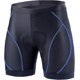 thumbnail image 1 of Pantalones cortos de ciclismo para hombre Pantalones cortos de bicicleta de montaña rellenos de gel 5d para hombre con diseño absorbente transpirable (negro azul), 1 of 5