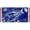 thumbnail image 2 of Retrorocket 14x9 Black Ornate Wood Framed with Double Matting Museum Art Print Titled - Rocket Space Ship 305, 2 of 4