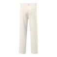 thumbnail image 5 of Telankuip Men's Dress Pants Straight Leg Business Casual Formal Slacks Lightweight Work Trousers Solid Color Big and Tall Pantalones Baggy Hombre White XL, 5 of 5