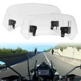 thumbnail image 2 of Versatile Motorcycle Wind Deflects ABS Motorcycle Windshield Spoiler Extension Upgrades Suitable for Easy Adjustment, 2 of 8