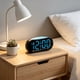 thumbnail image 4 of Reloj despertador digital con indicador de fecha y temperatura | Reloj de escritorio LED con día y fecha | Reloj multifunción con ajuste de brillo | Reloj electrónico para el hogar, 4 of 6