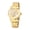 gold, variant on Men's Automatic Business Watch: Rhomboidal Watch with Detachable Stainless Steel Strap and Luminous Hands - for Business, Office, and Formal Occasions