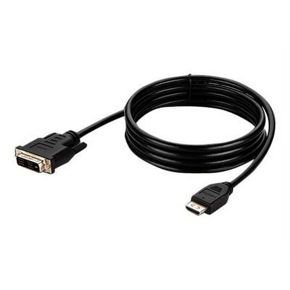 Belkin Secure Kvm Video Cable - Adapter Cable - Taa Compliant - Hdmi Male To Dvi-d Male - 10 Ft - Black - Passive, 4k Support