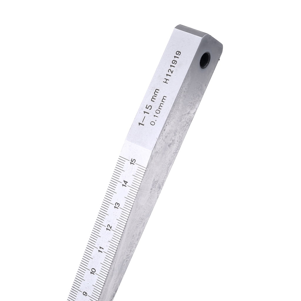 MOMOJIA Practical Taper Gauge Gage Welding Wedge Feeler Gauge Hole Measure Tool 1-15mm 0.5-10mm 0.4-6mm Woodworking Caliper
