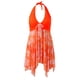thumbnail image 3 of Gibobby Conjunto de Bikini Traje de baño dividido con estampado de verano para mujer Traje de baño de moda Bikini de playa(Naranja,CH), 3 of 5