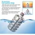 thumbnail image 5 of 304 Stainless Steel Fully Automatic Water Level Control Float Valve, 2 Pack Auto Shut Off Ball Mini Float Valve, Mini Float Ball Valve Water Level Controller for Water Tank (1/2'', Side Water Intake), 5 of 9