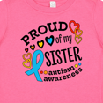 thumbnail image 4 of Inktastic Proud of My Sister Autism Awareness Boys or Girls Baby T-Shirt, 4 of 5