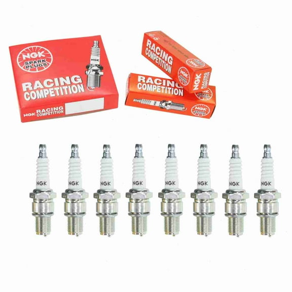 8 pc NGK 4074 Racing Spark Plugs for AR2593 AR2594 AR51 Ignition Wire Secondary