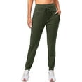 thumbnail image 2 of Women's Fleece Lined Joggers High Waisted Water Resistant Thermal Winter Sweatpants Running Hiking Pockets, 2 of 7