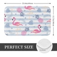 thumbnail image 2 of Balery Flamingo and Pineapple Felpudo de franela, resistente a las manchas y a la decoloración, para uso interior y exterior, fácil de limpiar, 40 x 60 cm, 2 of 7