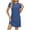 Navy, variant on Young Adult Dresses Women's Fashion Casual Solid Color Pocket Summer Sleeveless Round-Neck Dress S-2XL Gift for Her