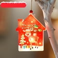 thumbnail image 2 of Leutsin Christmas Window Lights LED Hanging Curtain Light Garland Xmas Tree Decoration, 2 of 3