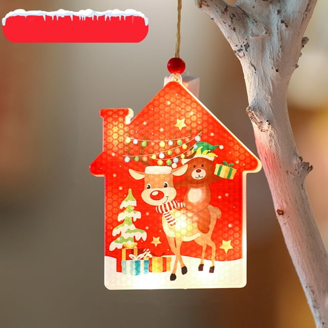 Agiferg Christmas Window Lights LED Hanging Curtain Light Garland Xmas Tree Decoration