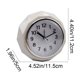 thumbnail image 3 of CaiYueKe Silent Snooze Alarm Clock with Night Light, Battery Operated Bedside Clock, Music Alarm for Heavy Sleepers, Office, Bedroom, Study Room, No Ticking Quiet Scan Sweep Second Hand, 3 of 7
