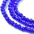thumbnail image 3 of U8MO 3 Strd 2mm Tiny Glass Faceted Round Beads Small Loose Spacer Beads 175pcs/strd-Blue, 3 of 3