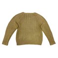 thumbnail image 2 of Hanley Mellon Women's Shimmer Knit Sweater Large Gold, 2 of 2