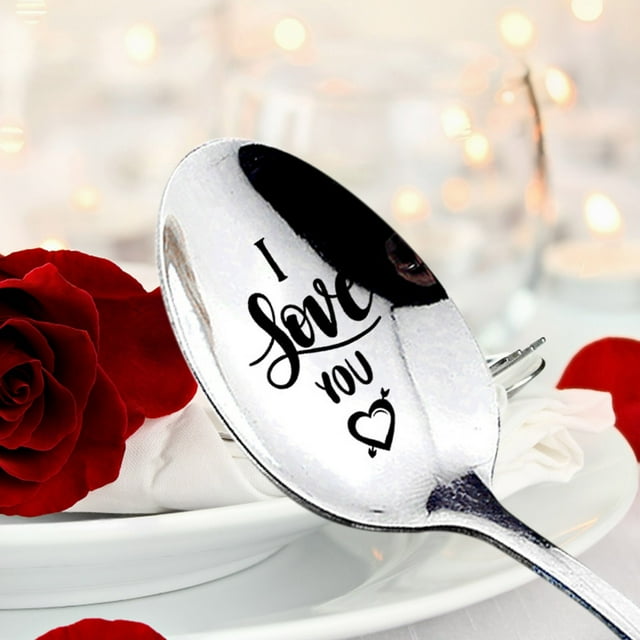 Apmemiss Stainless Steel Milk Coffee Spoons Dessert Ice Cream Fruit Spoon Teaspoon Accessories Tableware Gift