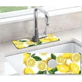 thumbnail image 6 of Kitchen Sink Splash Guard Faucet Mat -1 PC Super Absorbent Fast Drying Mat Sink Gadgets-Splash Guard Behind Faucet Drip Catcher for Kitchen, Bathroom,Sink Mat, Dish Drying Mat, Bathroom(15" X 5.5" ), 6 of 6