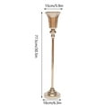 thumbnail image 2 of 10Pcs Trumpet Vase Wedding Centerpiece Flower Stand Metal Vintage Flowers Decor, 2 of 12
