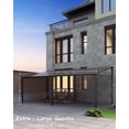 thumbnail image 2 of Riedhoff 10'x20' Lean to Gazebo with Polycarbonate Roof, Aluminum Frame for Lawn Patio Deck Yard, 2 of 8