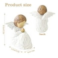 thumbnail image 2 of Lnrkai Guardian Angel Statue, Praying Angel Figurines Christmas Tabletop Ornament Decoration, First Communion Baptism & Memorial Gift for Girls, 2 of 8