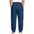 thumbnail image 6 of Boys Girls Sweatpants Elastic Waist Jogger Sports Pants with Pockets Straight Leg Ankle Cuff Bottoms for Outdoor Exercise, 6 of 9