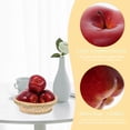 thumbnail image 3 of 6 piezas de manzanas Red Delicious artificiales decorativas, manzanas Red Delicious falsas de aspecto realista, 3 of 7