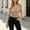 Khaki, variant on Women's Deep V-Neck T Shirt Cropped Long Sleeve Top Lace Slim Fitted Blouses Low Cut Going Out Tops White