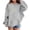 Grey, variant on LUOGENLI Hoodies Sweatshirt Hoodies for Girls Girls' Fashion Casual Printed Long Sleeved Hoodie Top Hoodies for Girls 10-12 Baggy Hoodies for Girls 9-10 Black 4-5 Years
