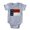 Heather Grey, variant on CafePress - North Carolina Flag - Cute Infant Baby Football Bodysuit