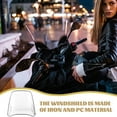 thumbnail image 2 of Guyelim motorcycle windscreen Motorcycle Windscreen Windshield Clear Windshield Windscreen Motorcycle Supply, 2 of 10