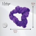 thumbnail image 5 of Velvet Solid Scrunchies - Set of 2 (Light Purple), 5 of 5