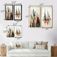 thumbnail image 4 of Designart "Urban Rhythm Minimalism in Orange and Grey II" Minimalism Wall Art Set Of 2 - Orange Abstract Gallery Wall Set For Home Decor, 4 of 7