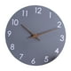 thumbnail image 1 of Reloj de pared moderno y silencioso de 10 pulgadas, reloj de pared decorativo de madera redondo para Gris, 1 of 9